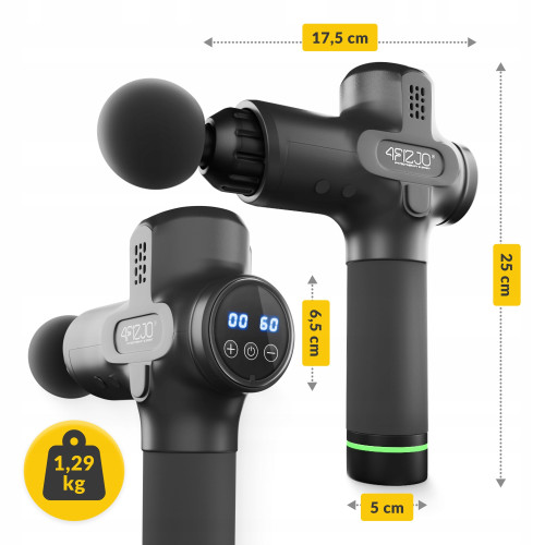 Массажер перкуссионный  4FIZJO Massage Gun PRO+  - фото №6